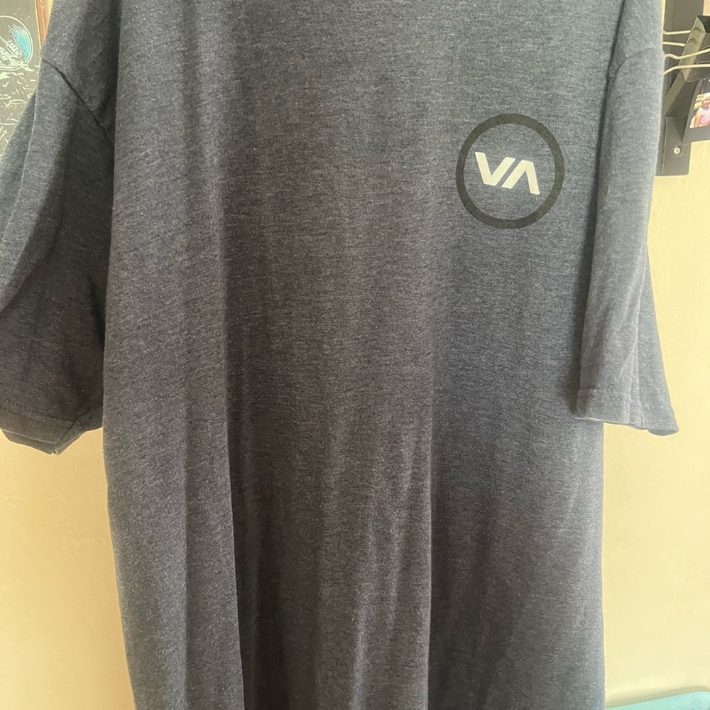 RVCA Men's Charcoal Short Sleeve Tee